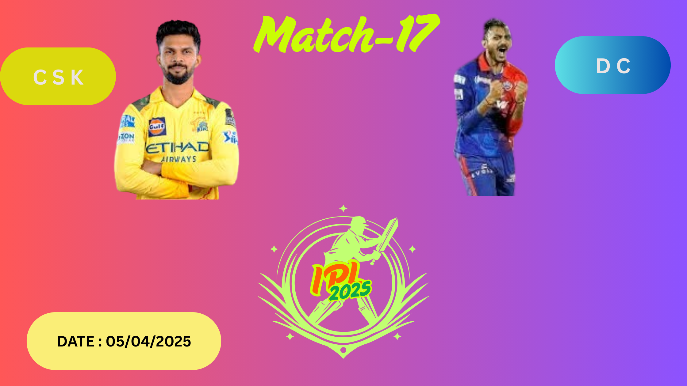 IPL 2025 CRK VS DC